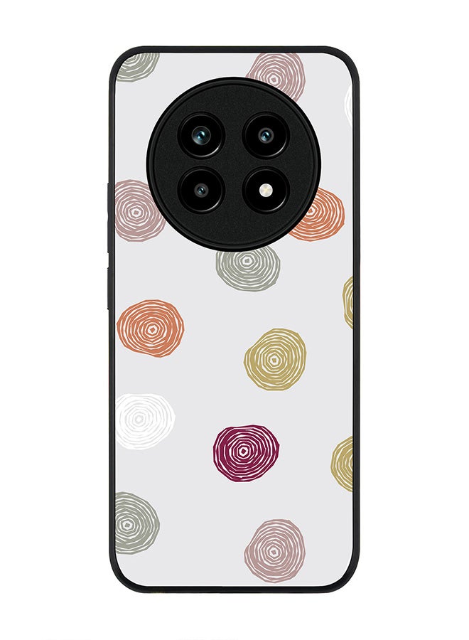 For Realme 13 Pro / 13 Pro+ Case,Slim fit Camera Protection, Shockproof Thin Phone cover  - Circular Scribbles